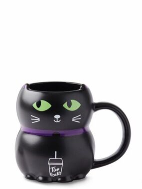 NEW Tim Hortons Halloween Black Cat Mug Timbits Ghost Ice Capp Heat Change